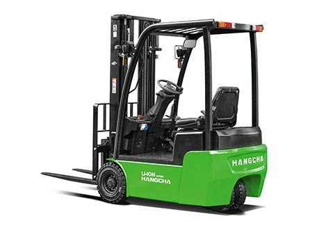 Chariot élévateur électrique Hangcha 3 roues Li-ion 2 000-3 000 lbs — vue alternative