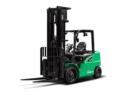 Chariot élévateur électrique Li-ion Hangcha à pneus cushion (intérieur) 13 500-15 500 lbs