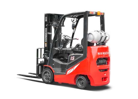 Chariot élévateur au propane Hangcha à pneus cushion 3 000-6 500 lbs — vue alternative