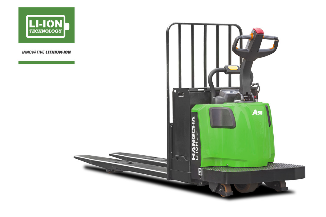 Transpalette électrique Hangcha à conducteur porté (commande arrière) 6 000-8 000 lbs