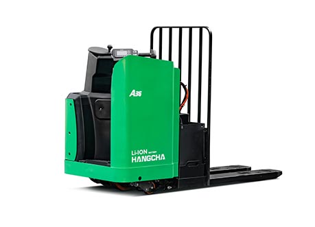 Transpalette électrique Hangcha à conducteur porté (commande latérale) 6 000-8 000 lbs