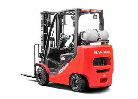 Chariot élévateur compact au propane Hangcha à pneus pneumatiques 5 000 lbs — vue alternative