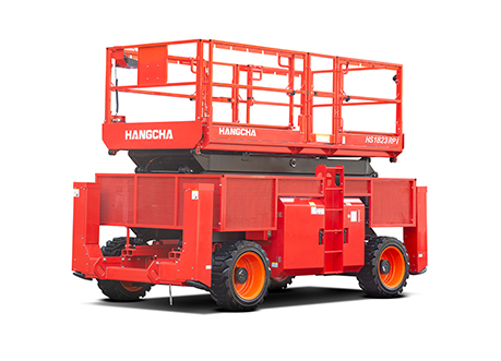 Plateforme élévatrice à ciseaux Hangcha tout-terrain