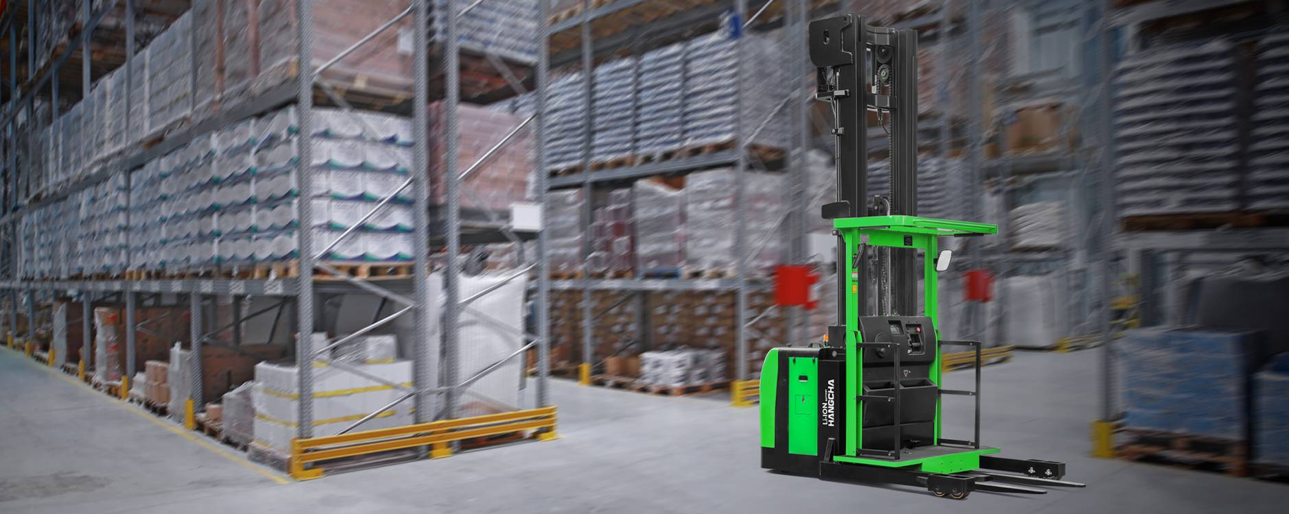 Préparateur de commandes Hangcha à longerons 3 000 lbs — vue alternative