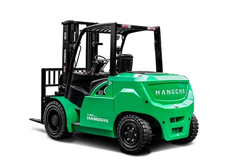 Chariot élévateur électrique Hangcha XC Li-ion à pneus pneumatiques 12 000-22 000 lbs — vue alternative