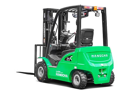 Chariot élévateur électrique Hangcha XC Li-ion à pneus pneumatiques 3 000-7 000 lbs
