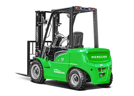 Chariot élévateur électrique Hangcha XE Li-ion à pneus 3 000-7 500 lbs — vue alternative