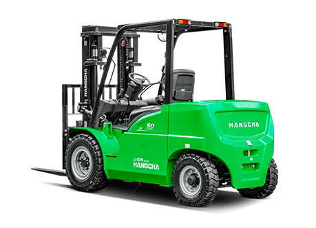 Chariot élévateur électrique Hangcha XE Li-ion à pneus 8 000-11 000 lbs — vue alternative